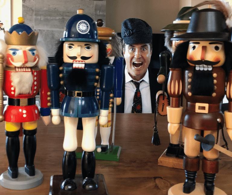 December Greeting From Darrell Nutcrackers and Darrell