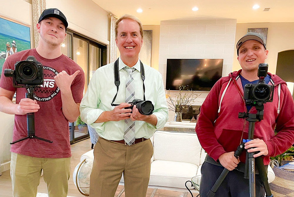 Real Estate Photographers Darrell with his real estate photographers