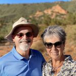Scott and Julie hiking